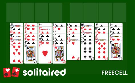 FreeCell Solitaire is one of the most popular Solitaire games and is perfect for beginners! A different approach to the game, but still very easy to follow. All the cards are flipped at the start and there is extra space to move the cards that are in your way. The solitaire game, where every round is solvable! You May Also Like Addiction Solitaire 